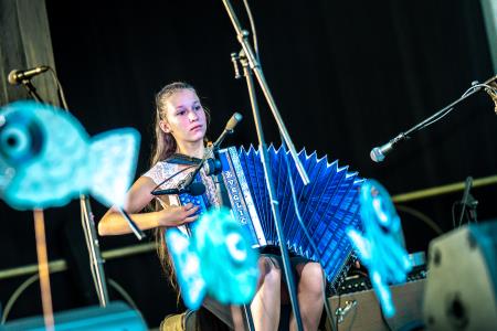 Klara Stoprar, nagrajena za virtuozen nastop.